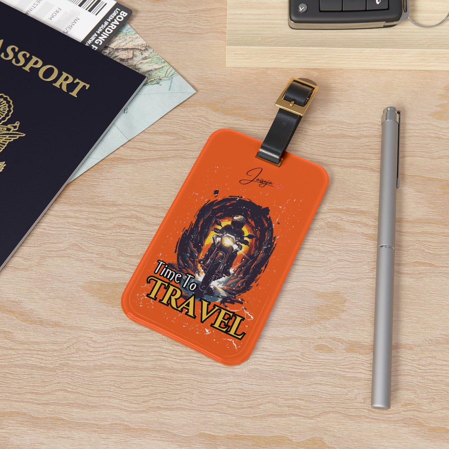 Time To Travel - Luggage Tag