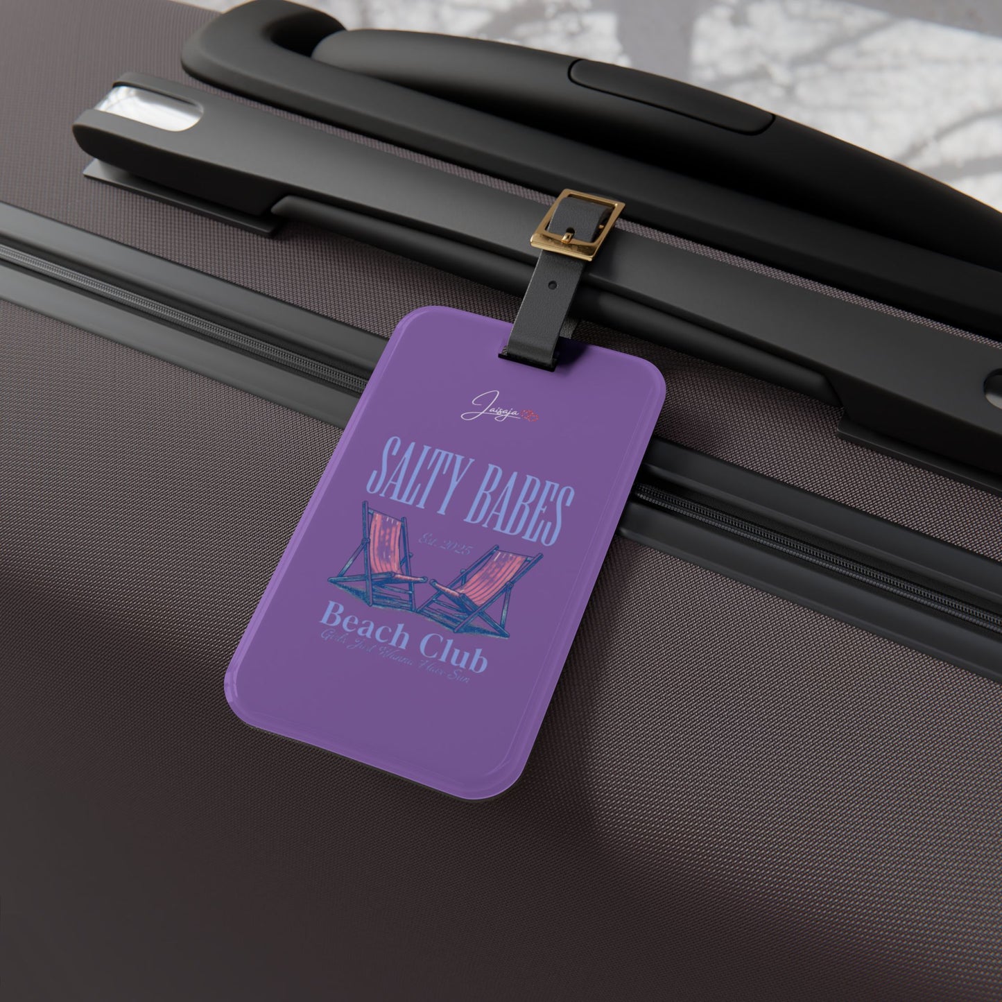 Salty Babes Beach Club - Luggage Tag