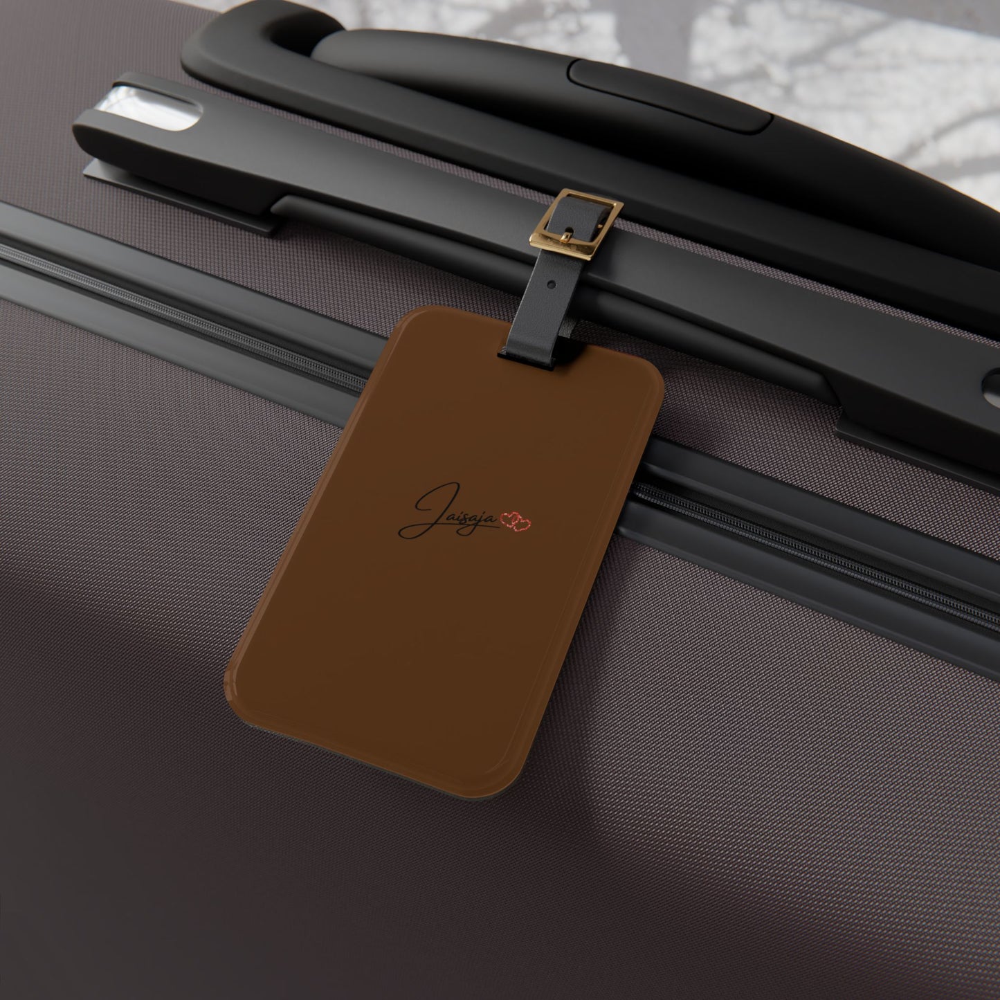 Jaisaja - Brown - Luggage Tag