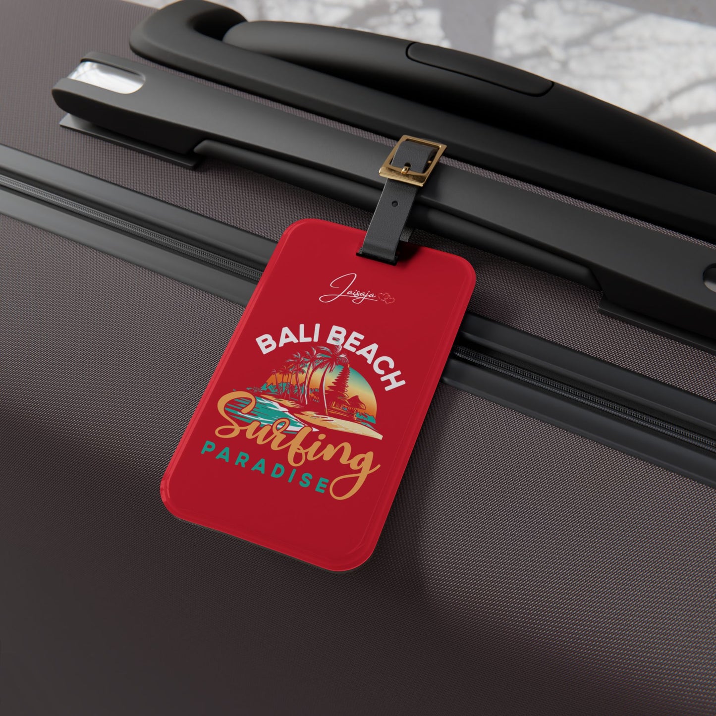 Bali Beach Surfing Paradise - Luggage Tag