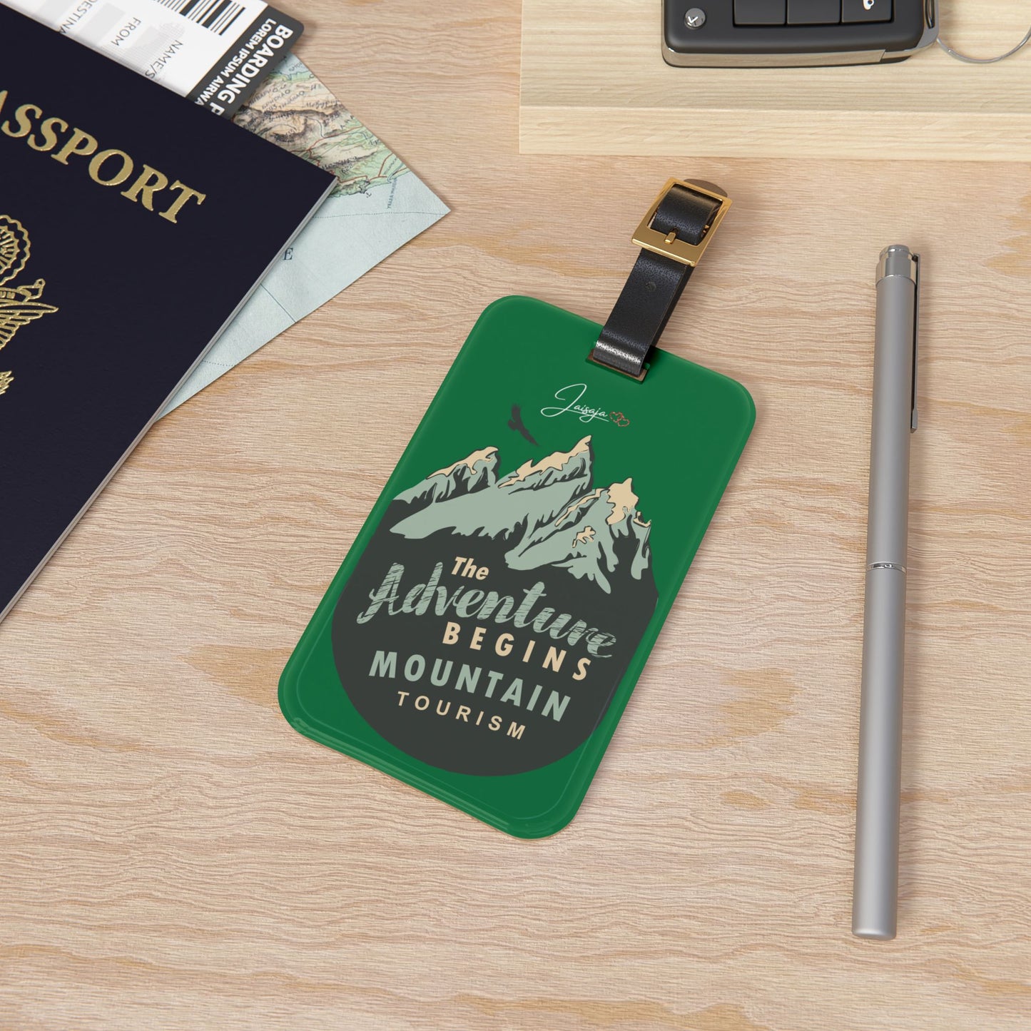 Adventure Mountain - Luggage Tag