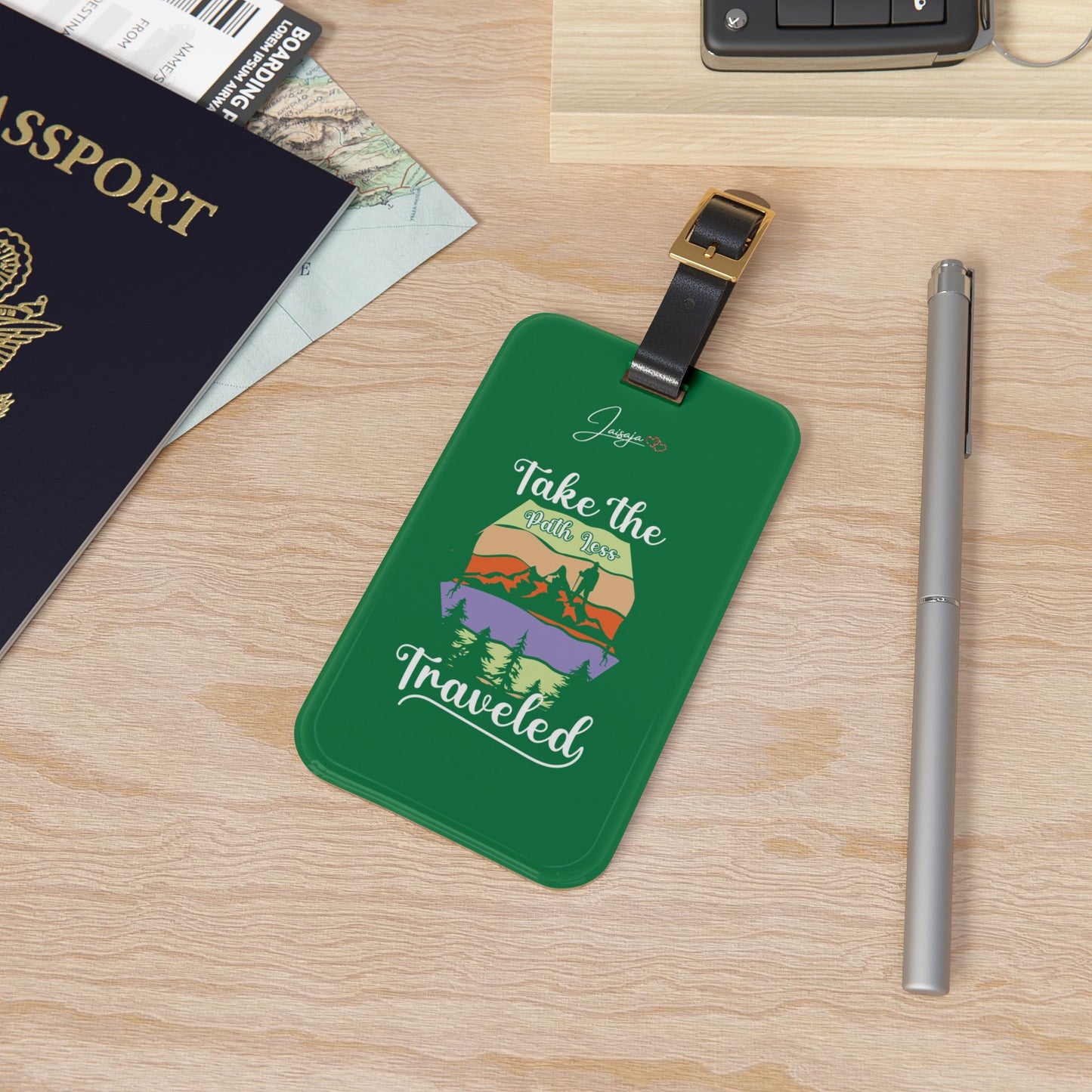 Take The Path Less Traveled - Luggage Tag
