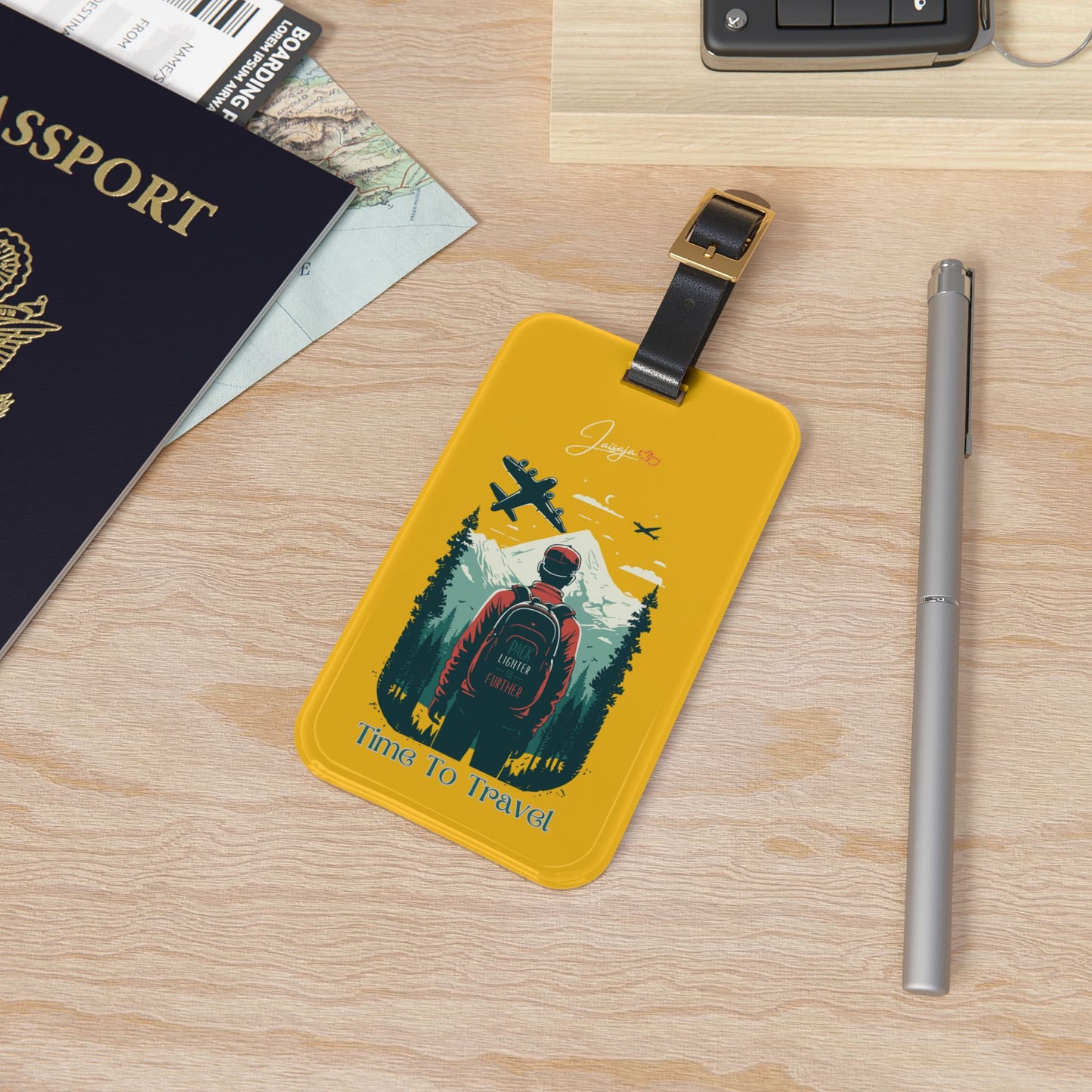 Time To Travel - Luggage Tag