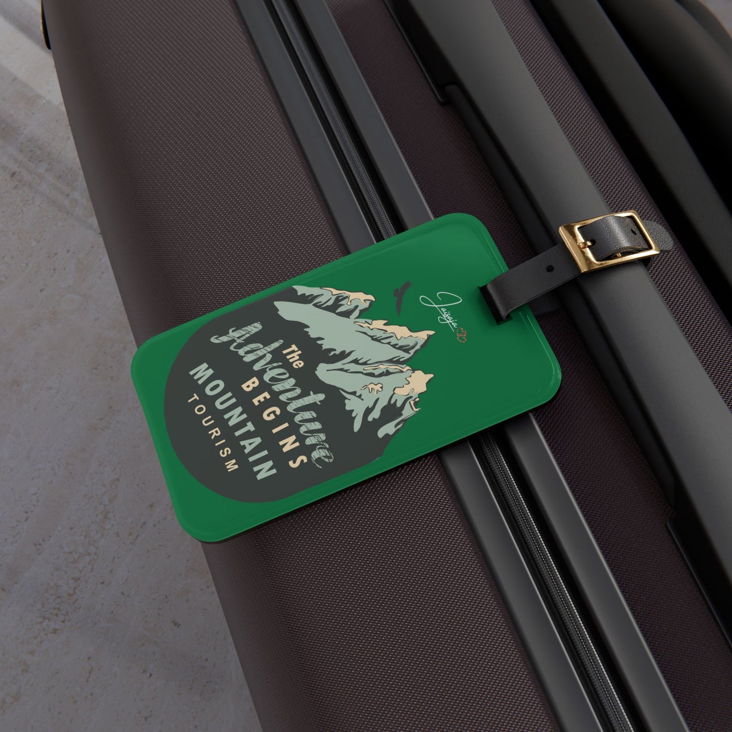 Adventure Mountain - Luggage Tag