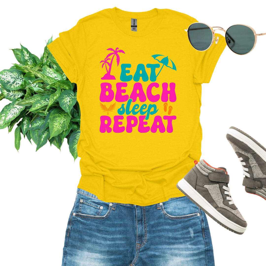 Manger, Plage, Dormir, Répéter