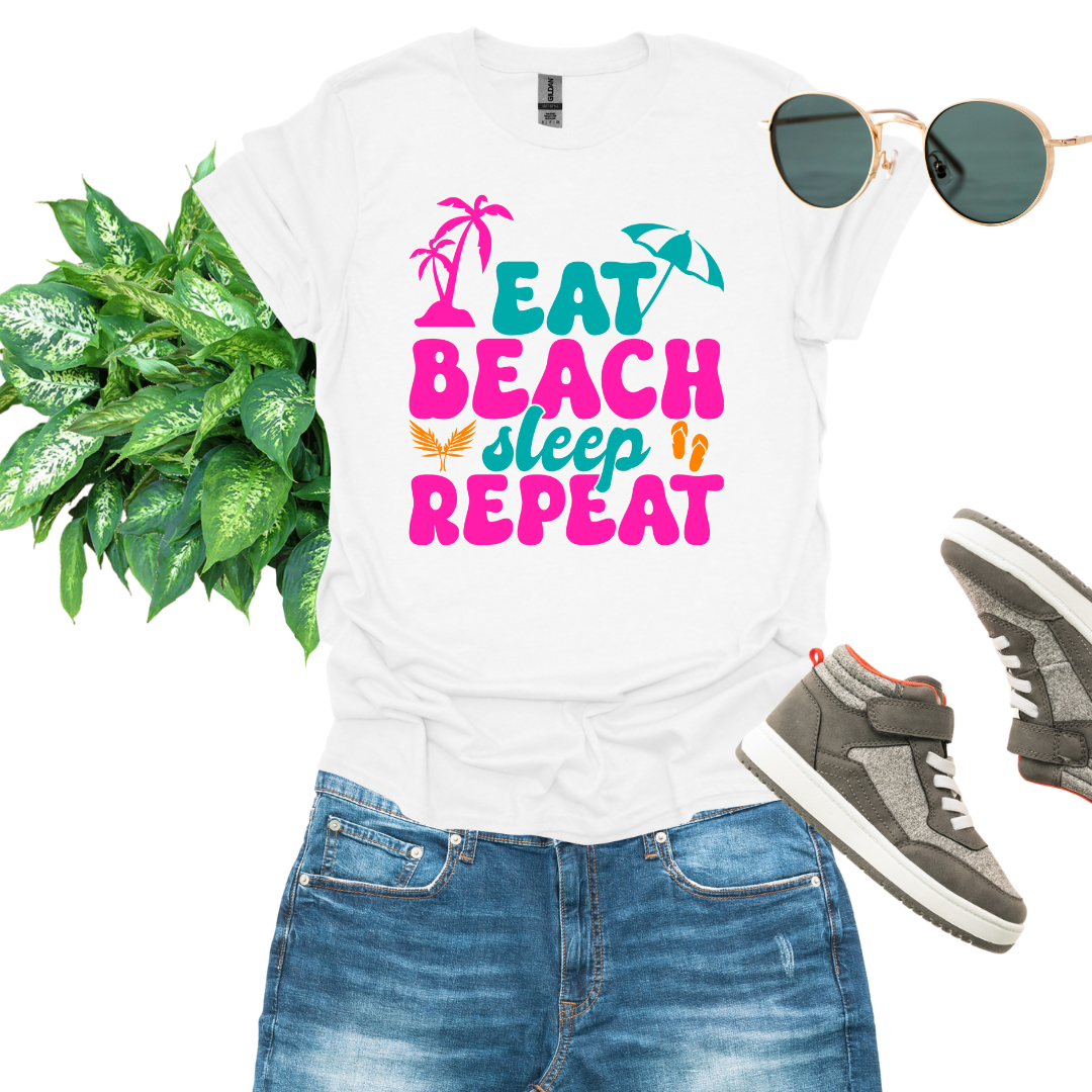 Manger, Plage, Dormir, Répéter