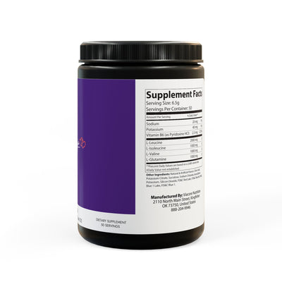 BCAA Supplement, Grape (325g, 11.46oz, 50 servings)