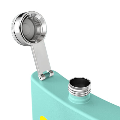 Making Memories Teal Stainless Steel Flask, 6oz