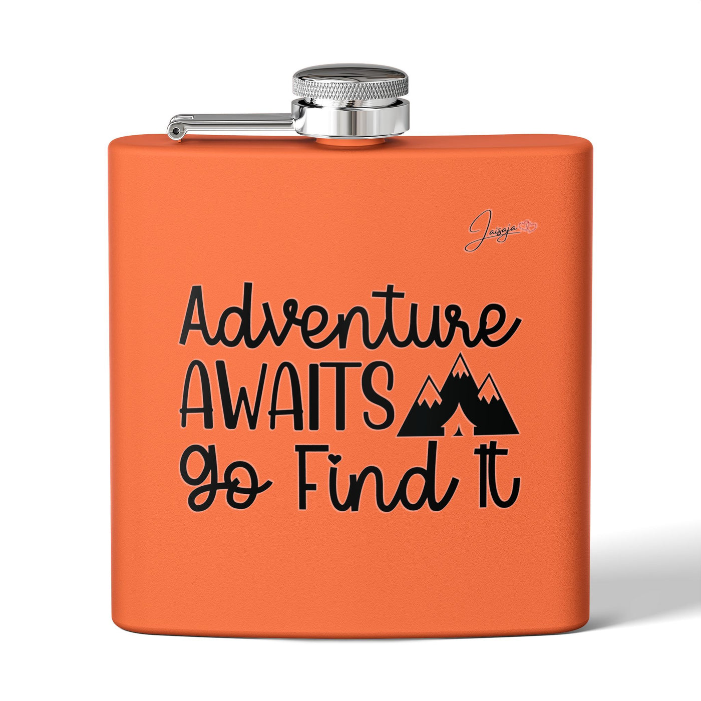 Adventure Awaits Go Find It - 6 oz Flask