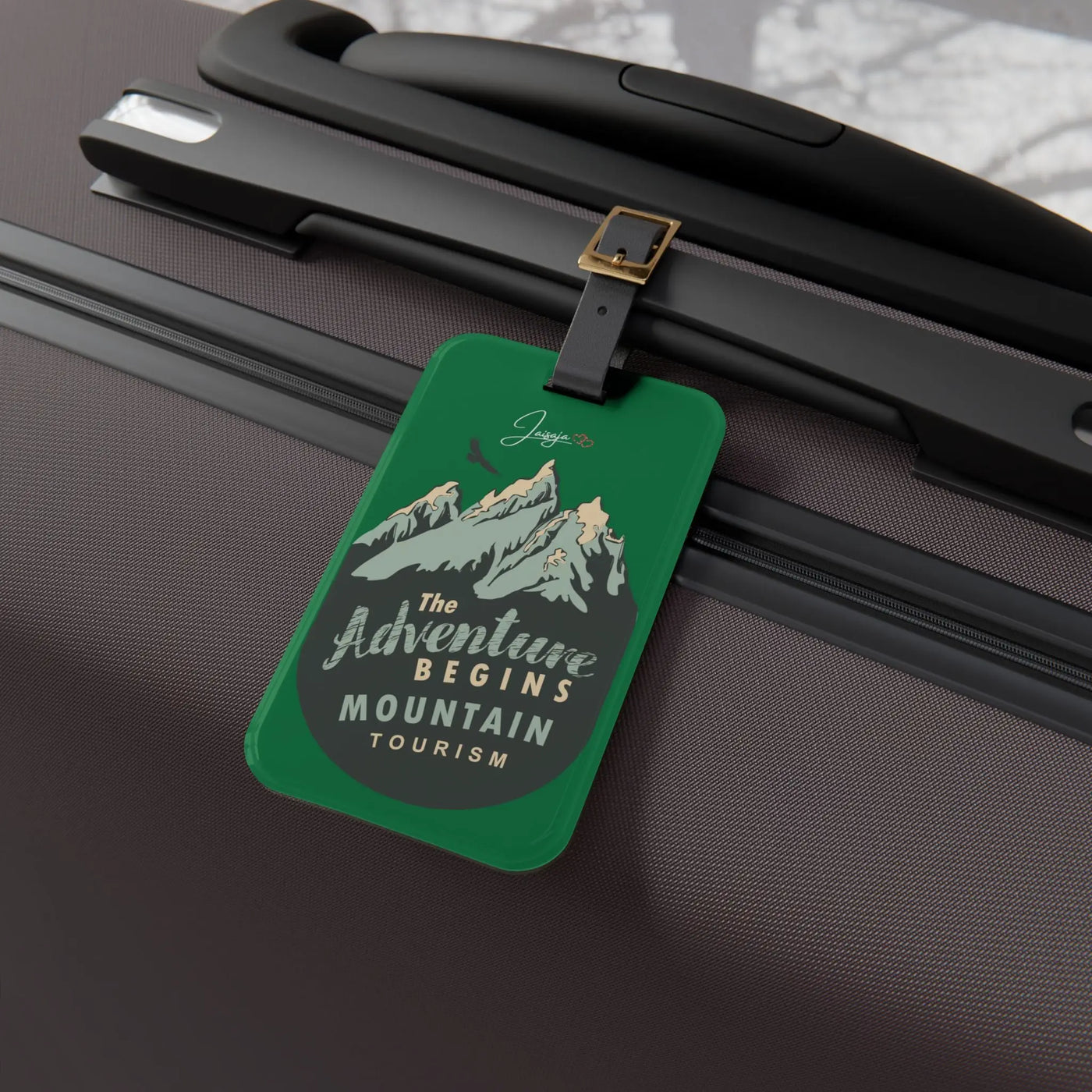 Adventure Mountain - Luggage Tag Printify