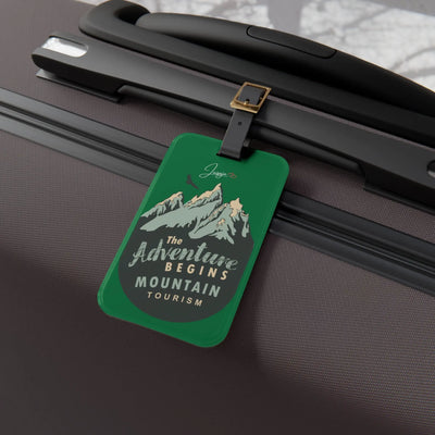 Adventure Mountain - Luggage Tag Printify