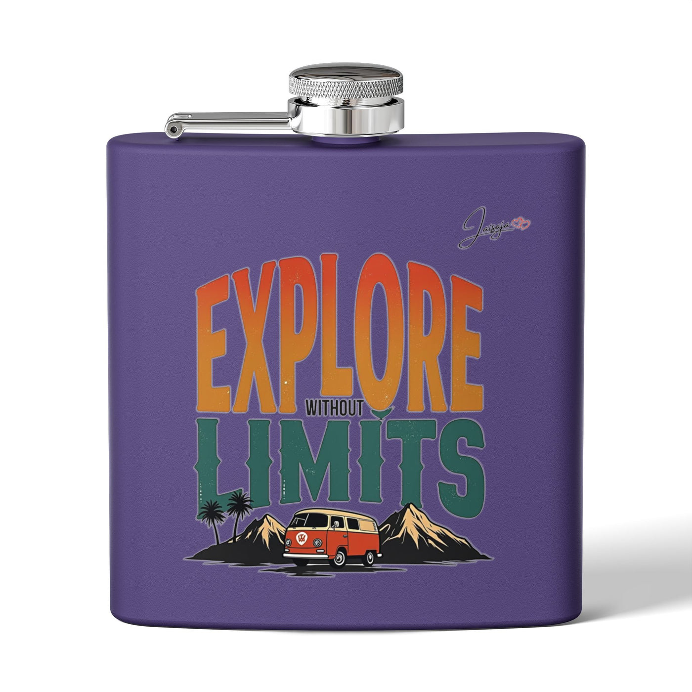Explore Without Limits - 6 oz Flask