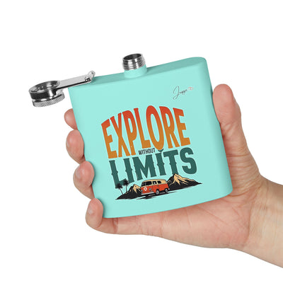 Explore Without Limits - 6 oz Flask