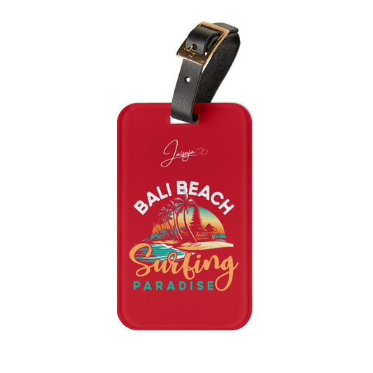 Bali Beach Surfing Paradise - Luggage Tag