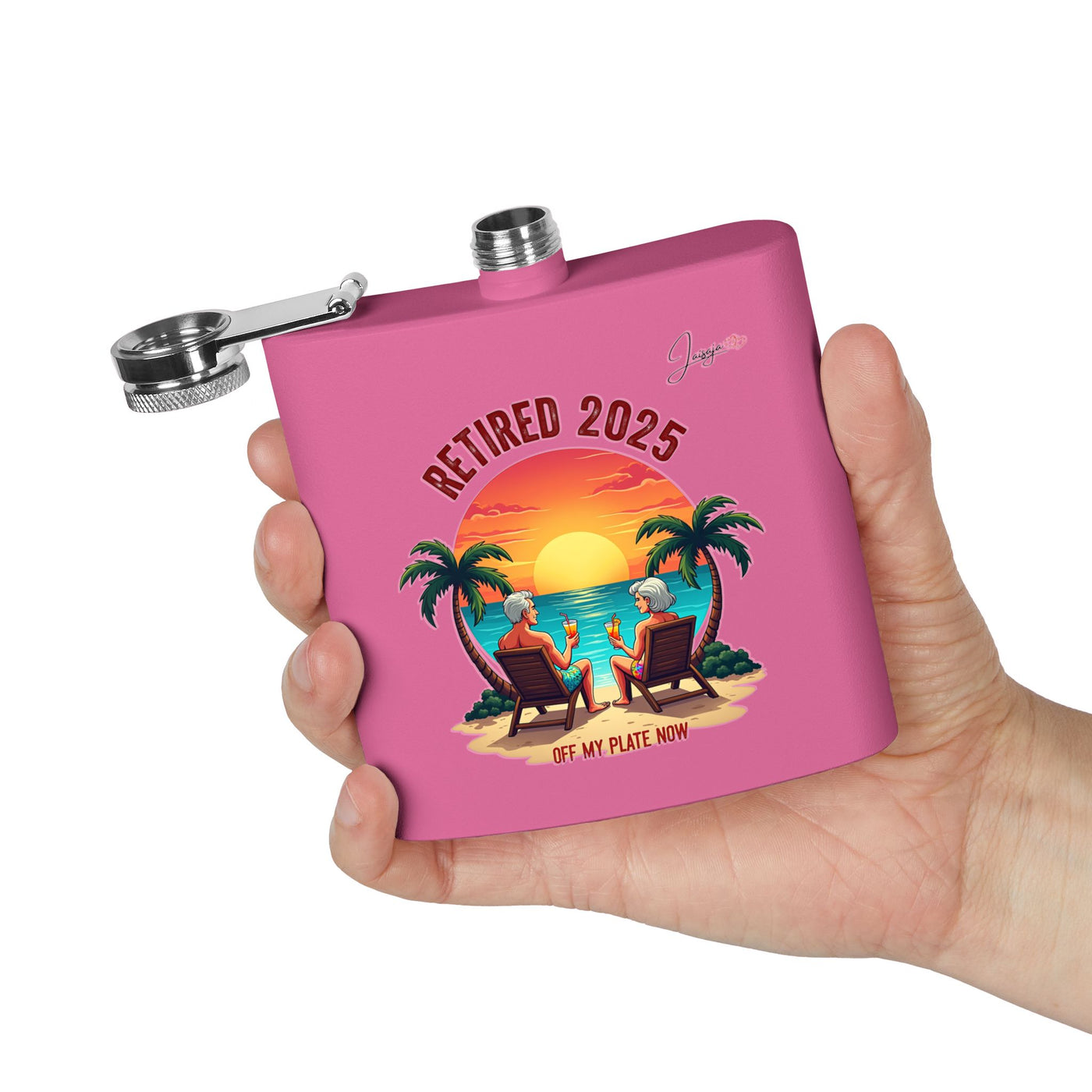 Retired 2025 Off My Plate Now - 6 oz Flask