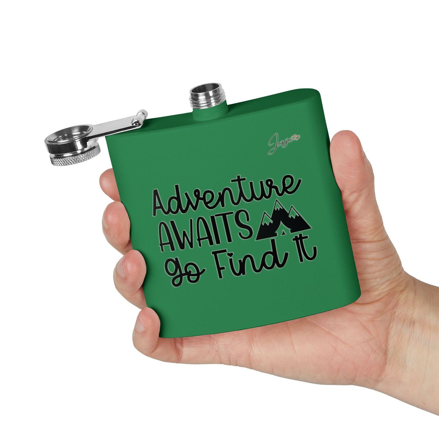 Adventure Awaits Go Find It - 6 oz Flask