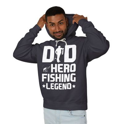 Dad Hero Fishing Legend Black