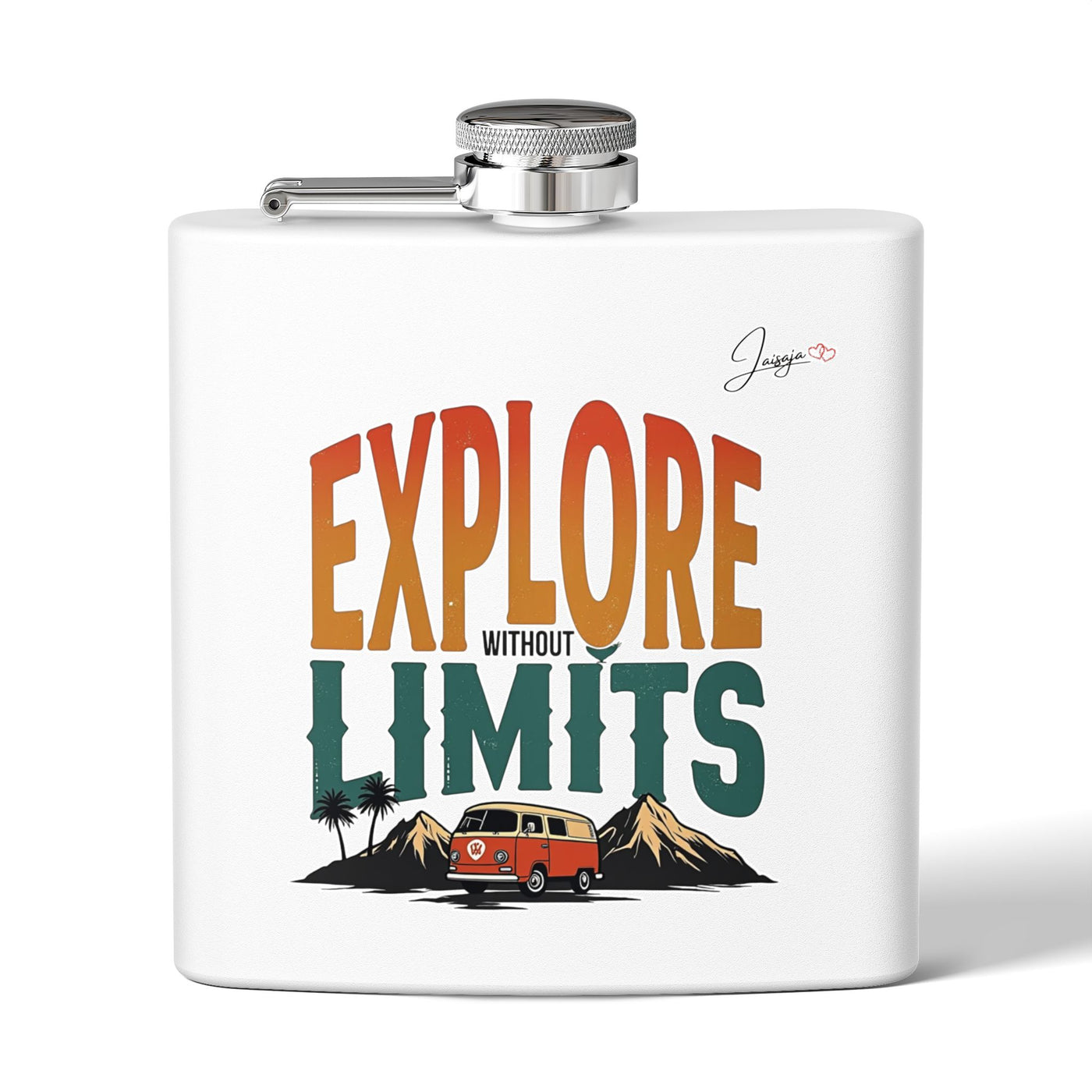 Explore Without Limits - 6 oz Flask