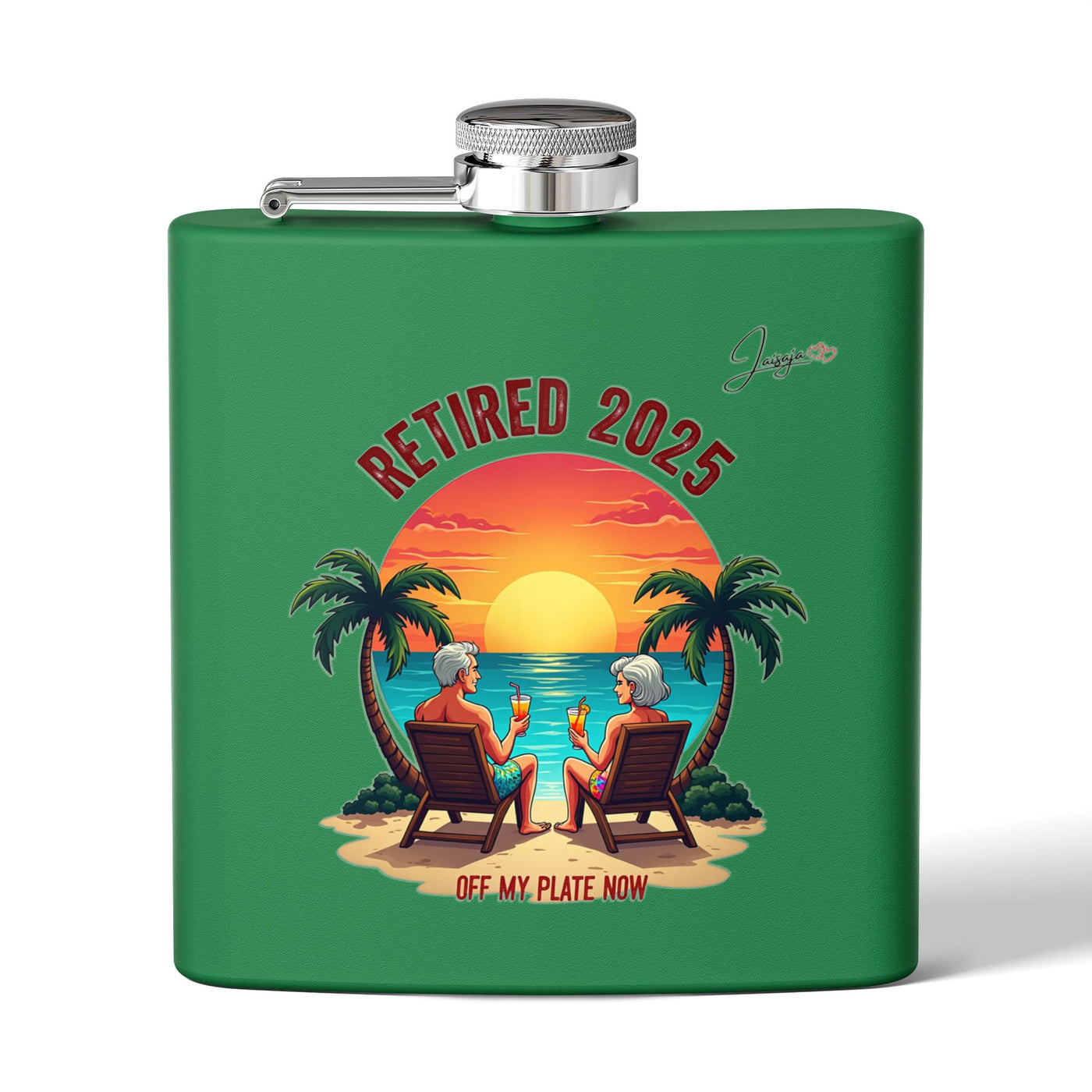 Retired 2025 Off My Plate Now - 6 oz Flask