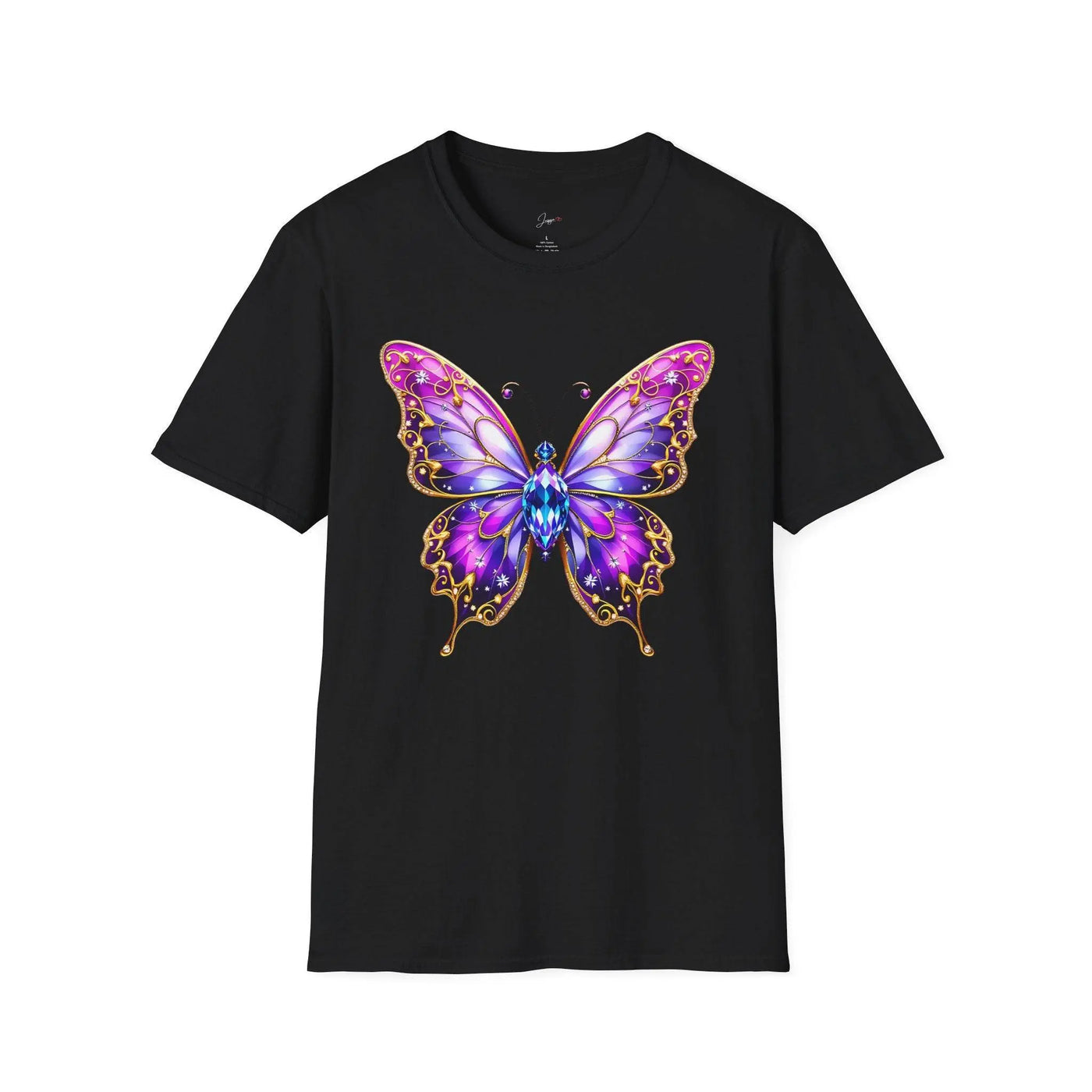 Colorful Butterfly Graphic Unisex T-Shirt – Softstyle Tee for Nature Lovers - Jaisaja