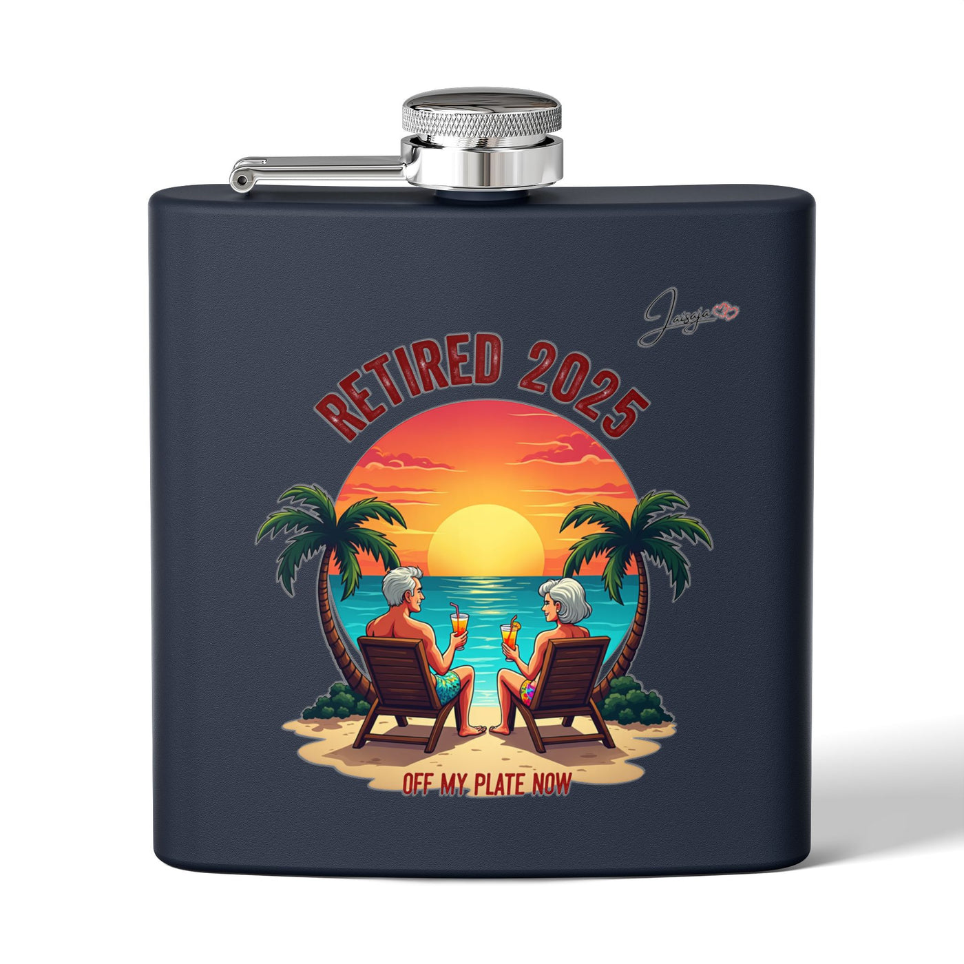 Retired 2025 Off My Plate Now - 6 oz Flask