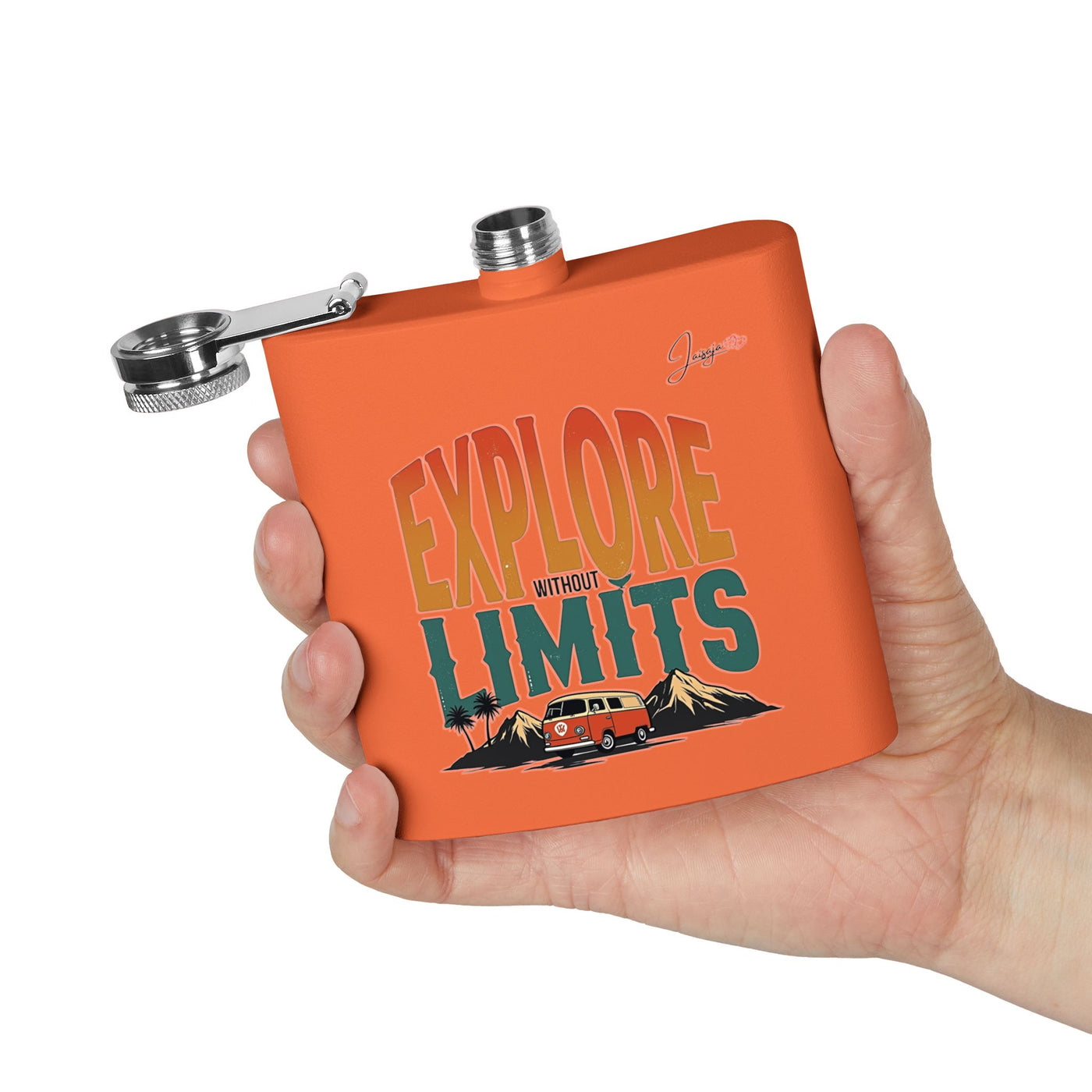 Explore Without LimitsC  - 6 oz Flask