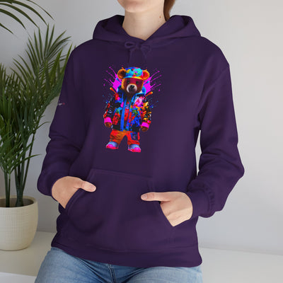 Glowing Hip Hop Bear Purple