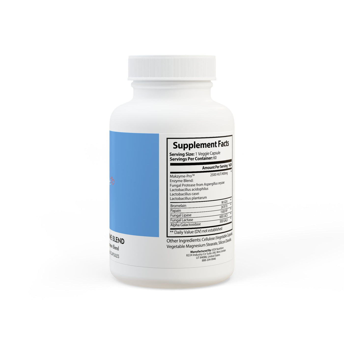 Digestive Enzyme Blend Supplement (60 Capsules)