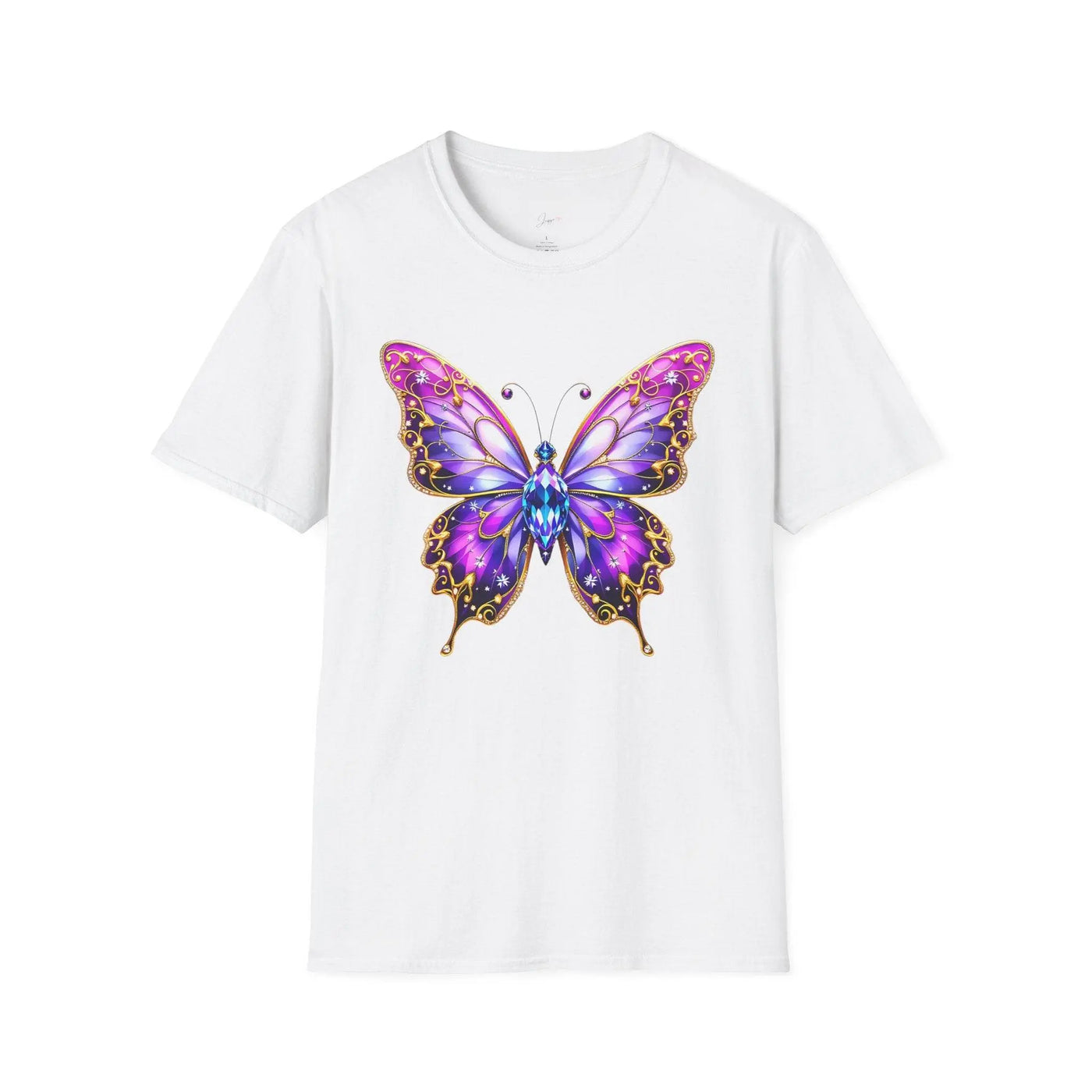 Colorful Butterfly Graphic Unisex T-Shirt – Softstyle Tee for Nature Lovers - Jaisaja