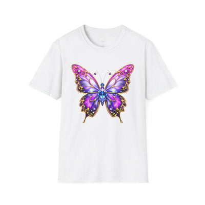 Colorful Butterfly Graphic Unisex T-Shirt – Softstyle Tee for Nature Lovers - Jaisaja