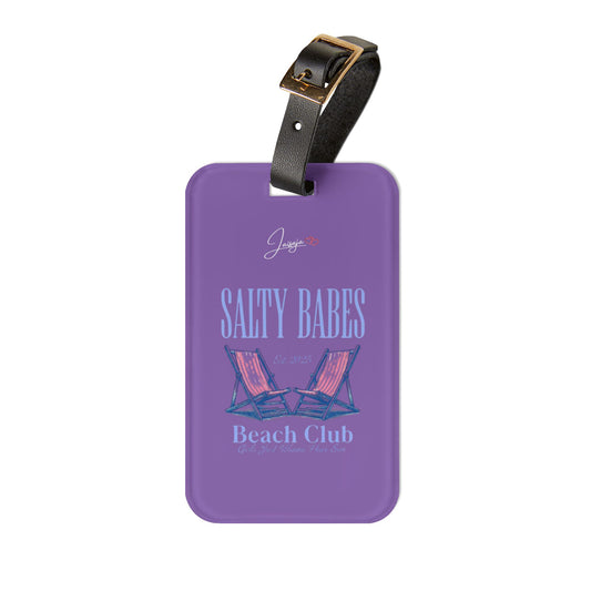 Salty Babes Beach Club - Luggage Tag