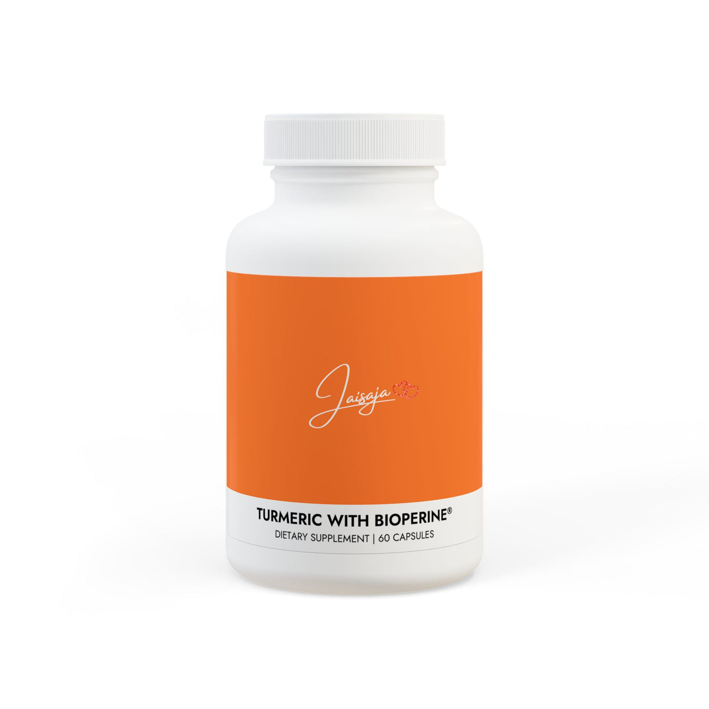 Turmeric with BioPerine® (Black Pepper Fruit Extract) Supplement (60 Capsules)