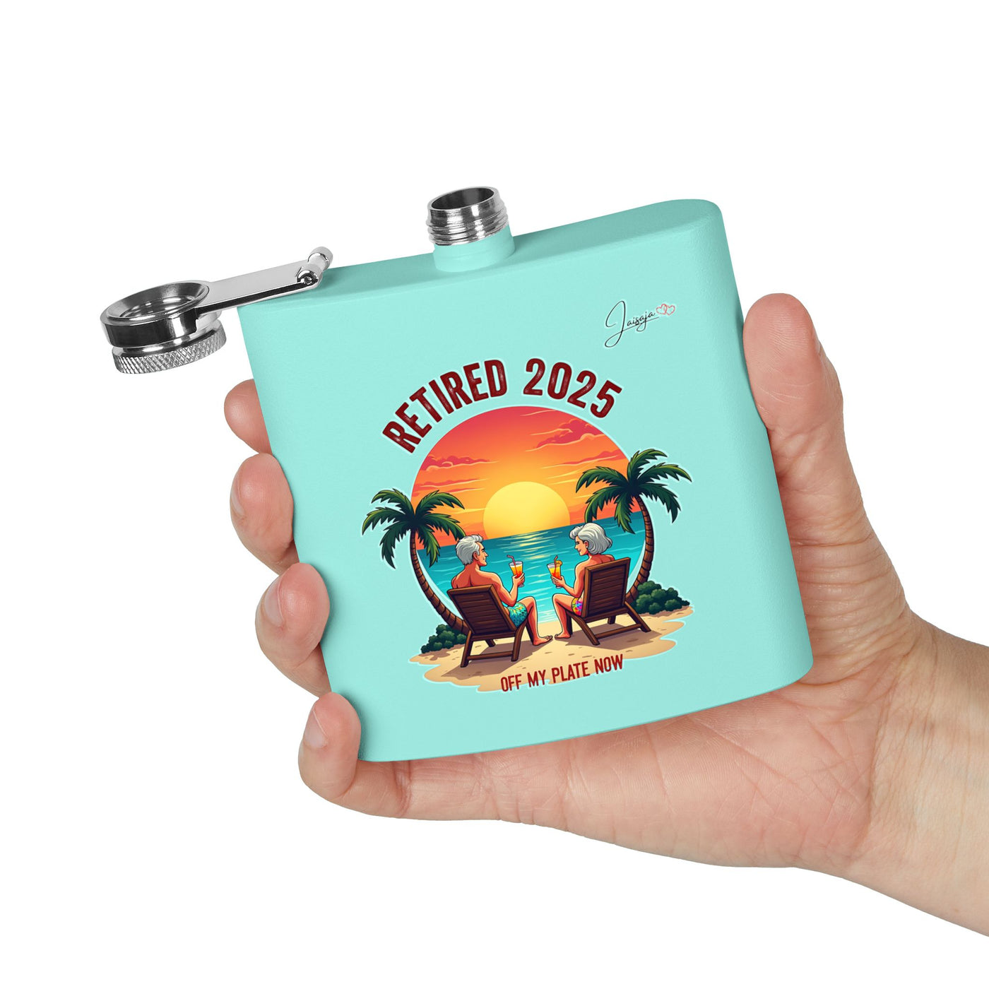 Retired 2025 Off My Plate Now - 6 oz Flask