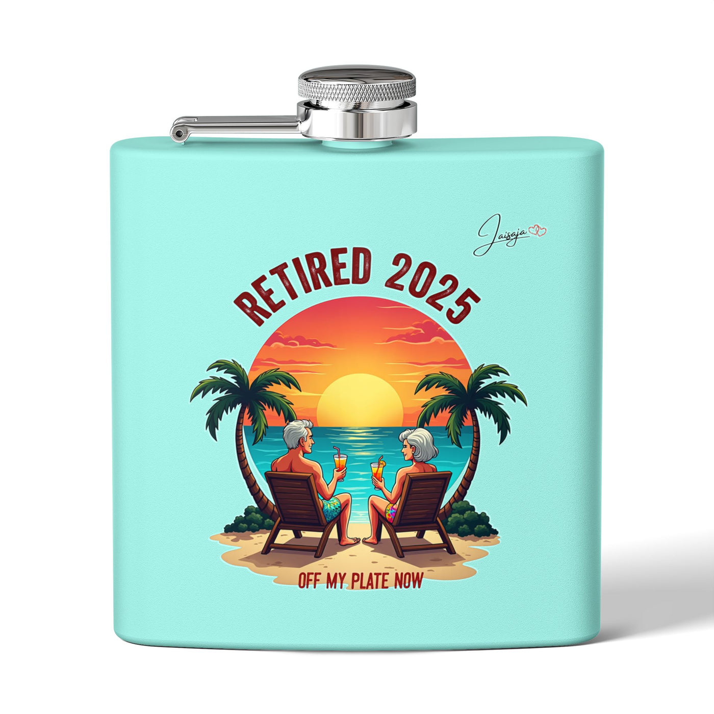 Retired 2025 Off My Plate Now - 6 oz Flask