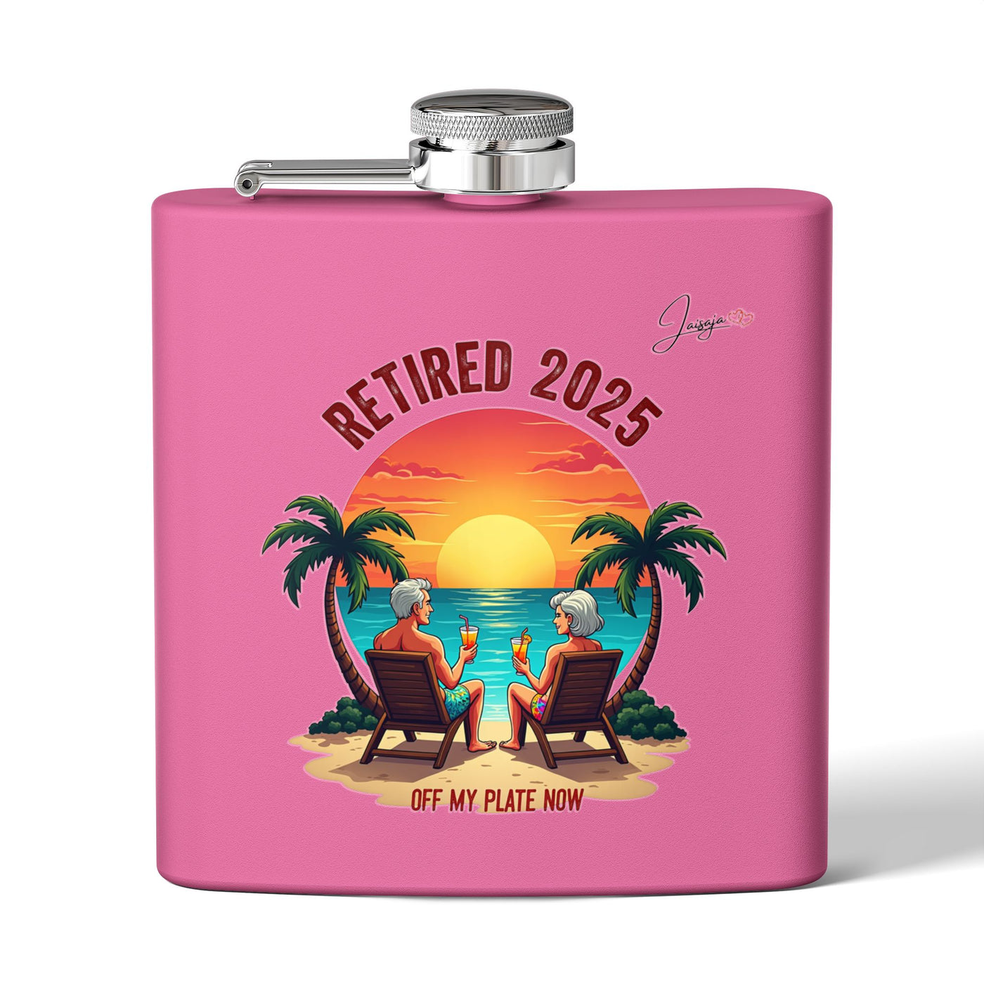 Retired 2025 Off My Plate Now - 6 oz Flask