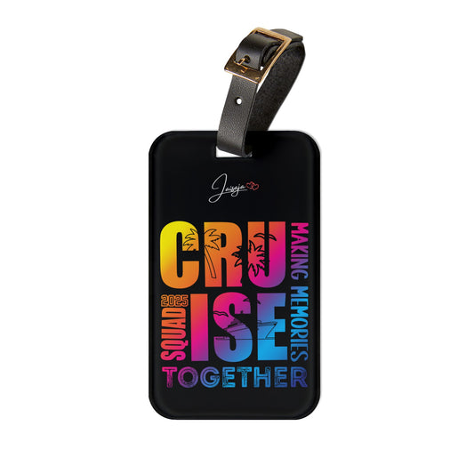 Colorful Cruise Luggage Tag - Making Memories Together for Travel Enthusiasts