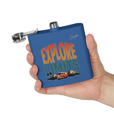 Explore Without Limits - 6 oz Flask