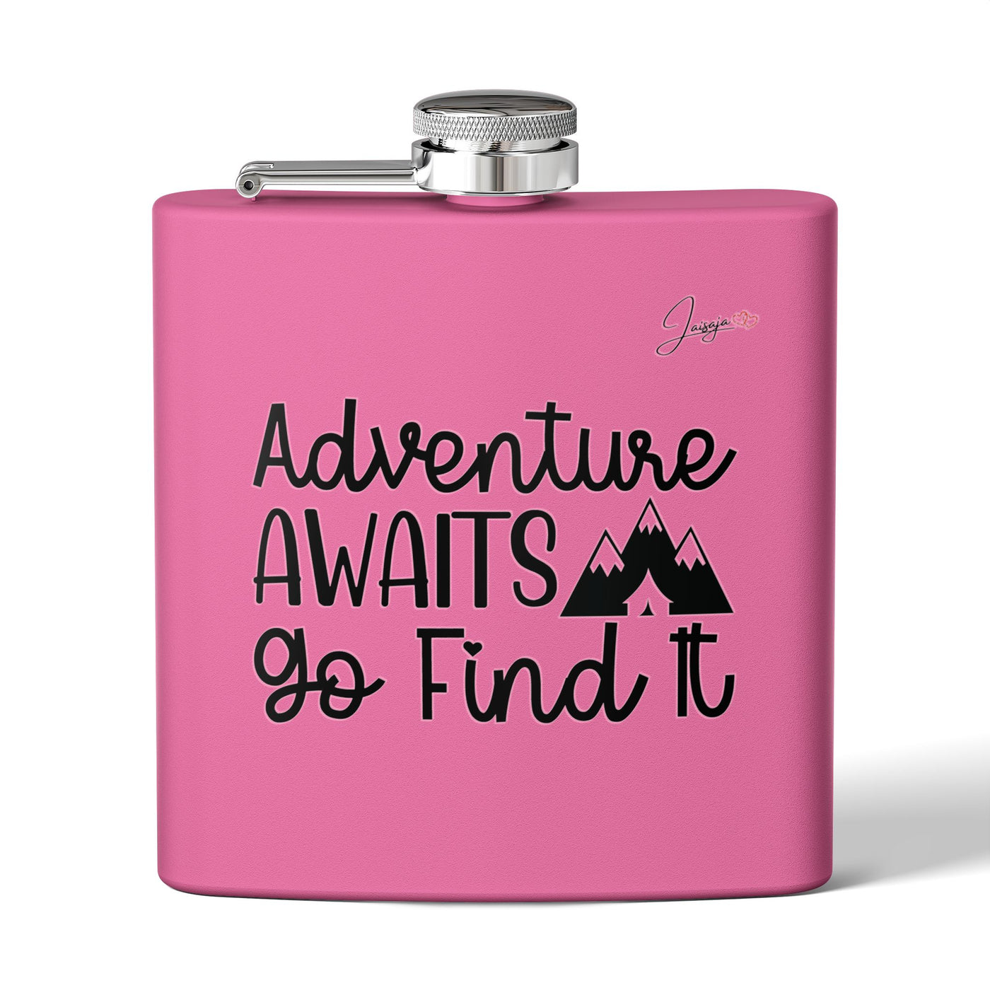 Adventure Awaits Go Find It - 6 oz Flask