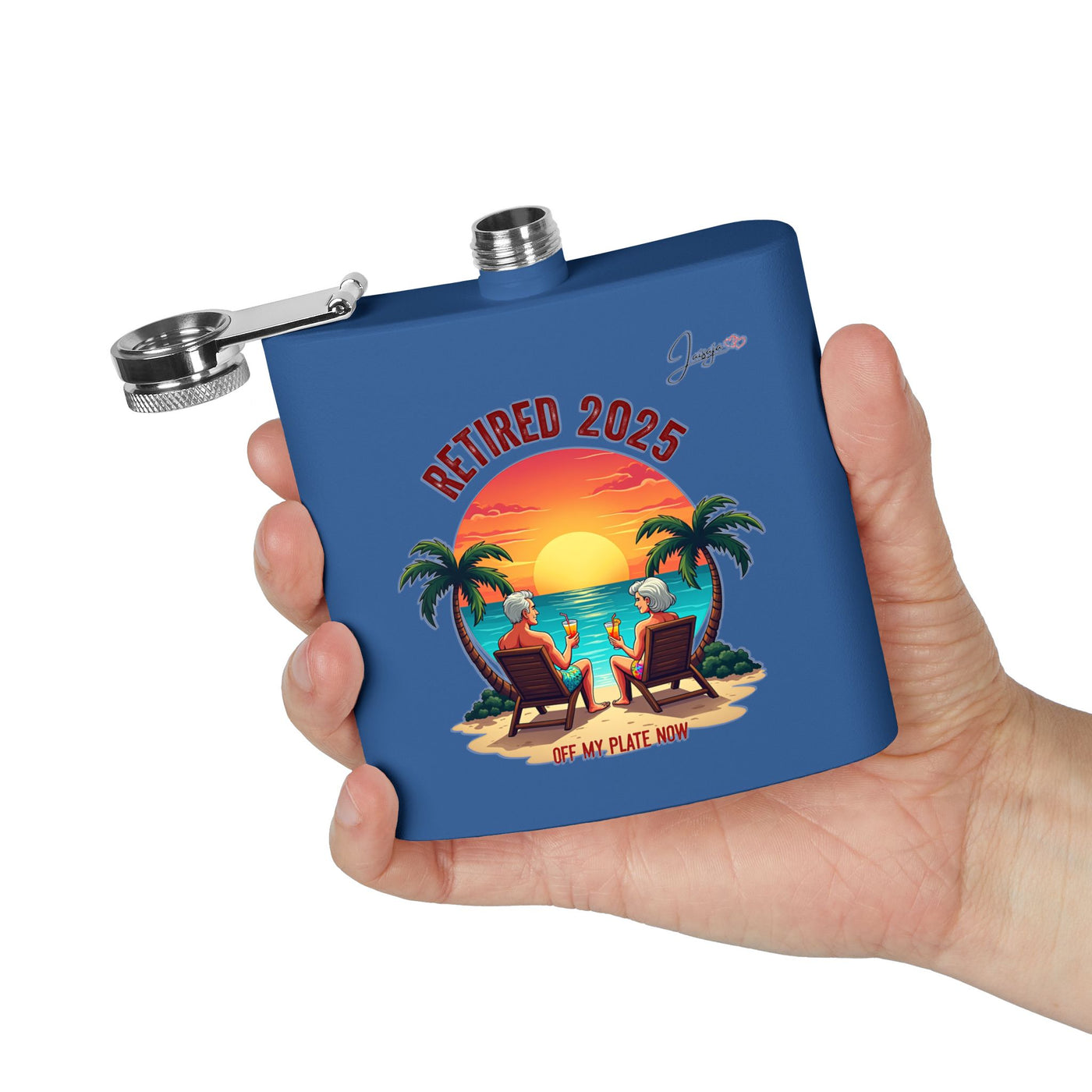 Retired 2025 Off My Plate Now - 6 oz Flask