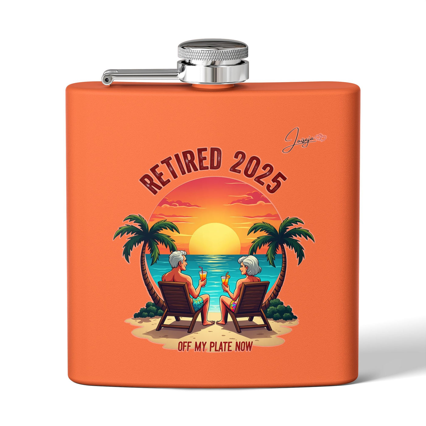 Retired 2025 Off My Plate Now - 6 oz Flask