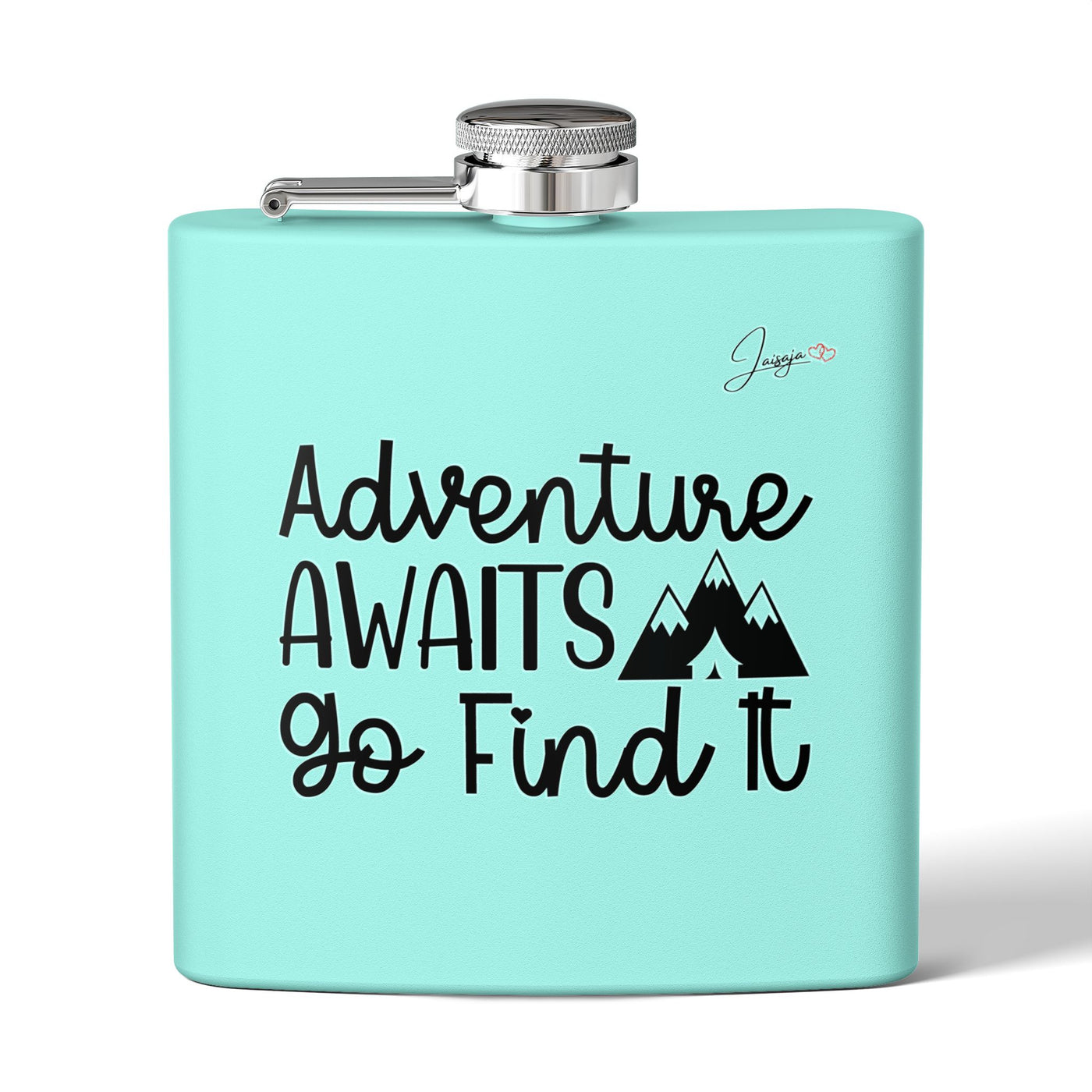 Adventure Awaits Go Find It - 6 oz Flask