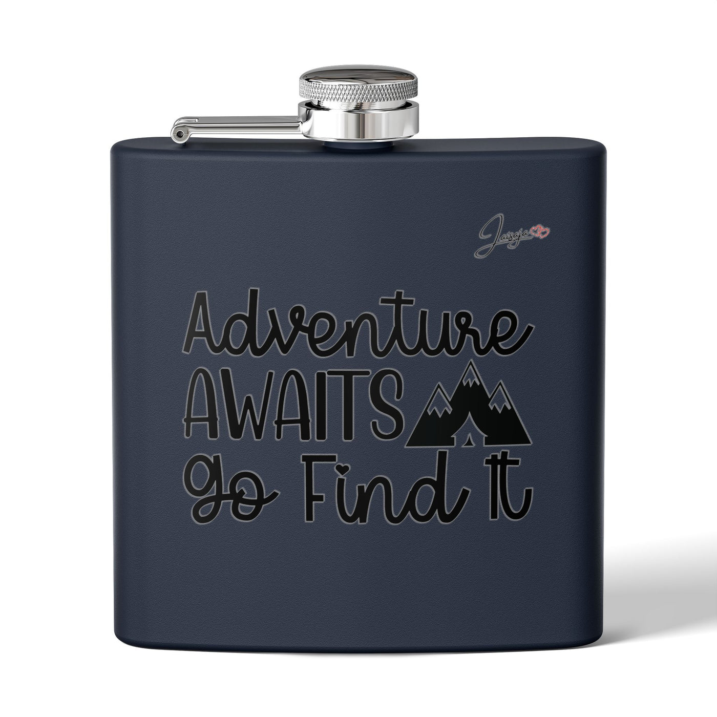 Adventure Awaits Go Find It - 6 oz Flask