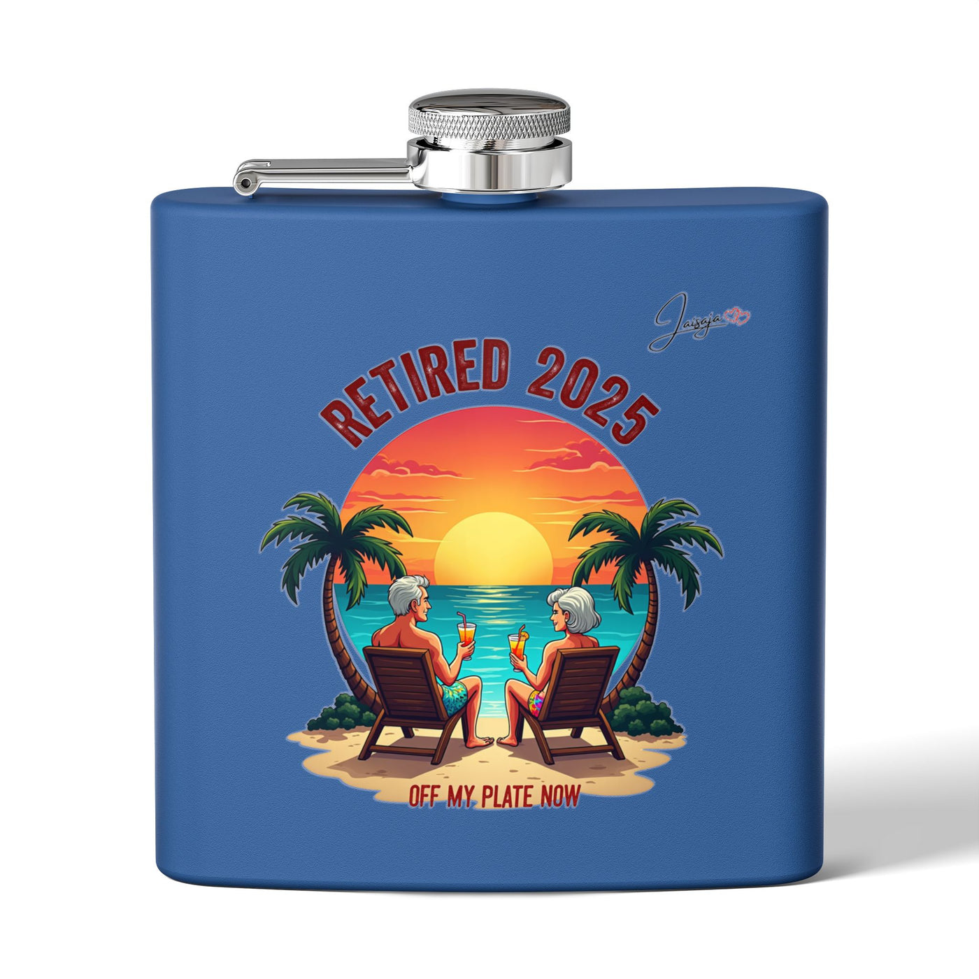 Retired 2025 Off My Plate Now - 6 oz Flask