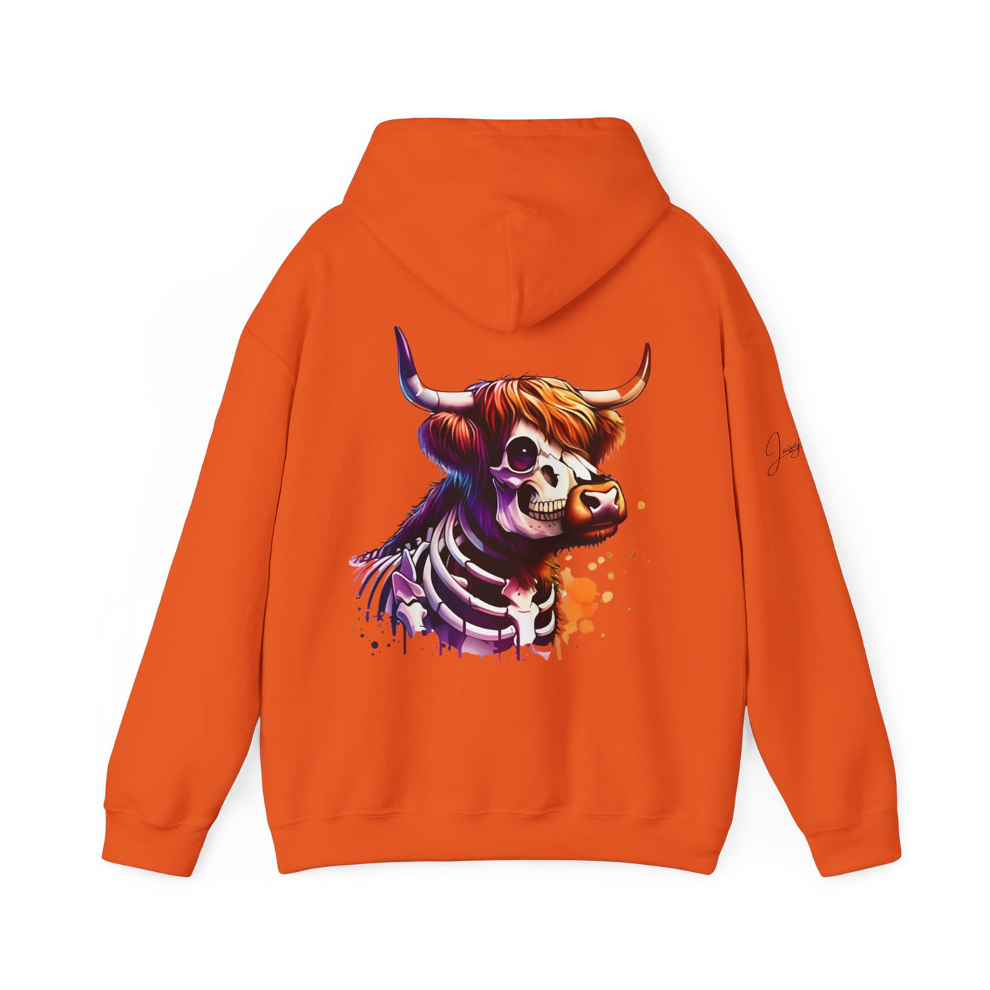 Colorful Cow Skull