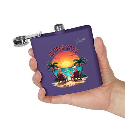 Retired 2025 Off My Plate Now - 6 oz Flask