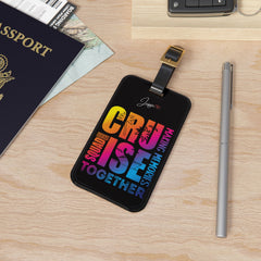 Colorful Cruise Luggage Tag - Making Memories Together for Travel Enthusiasts