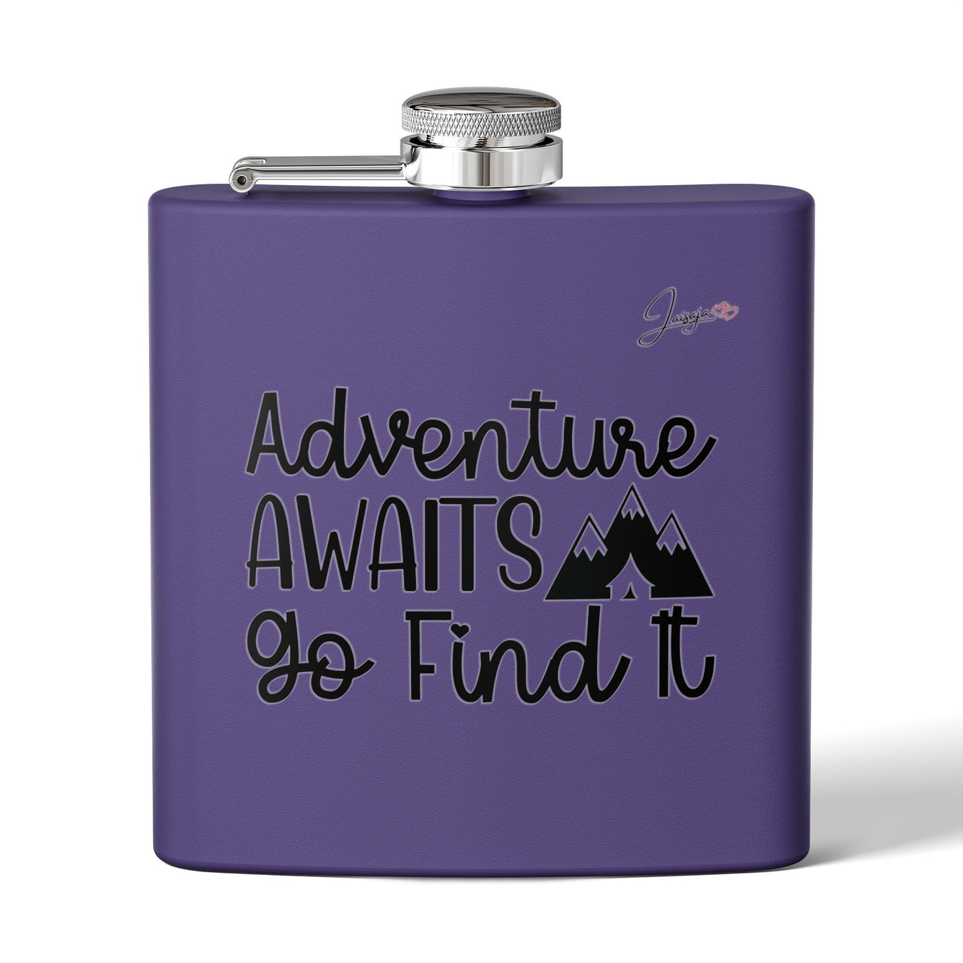 Adventure Awaits Go Find It - 6 oz Flask