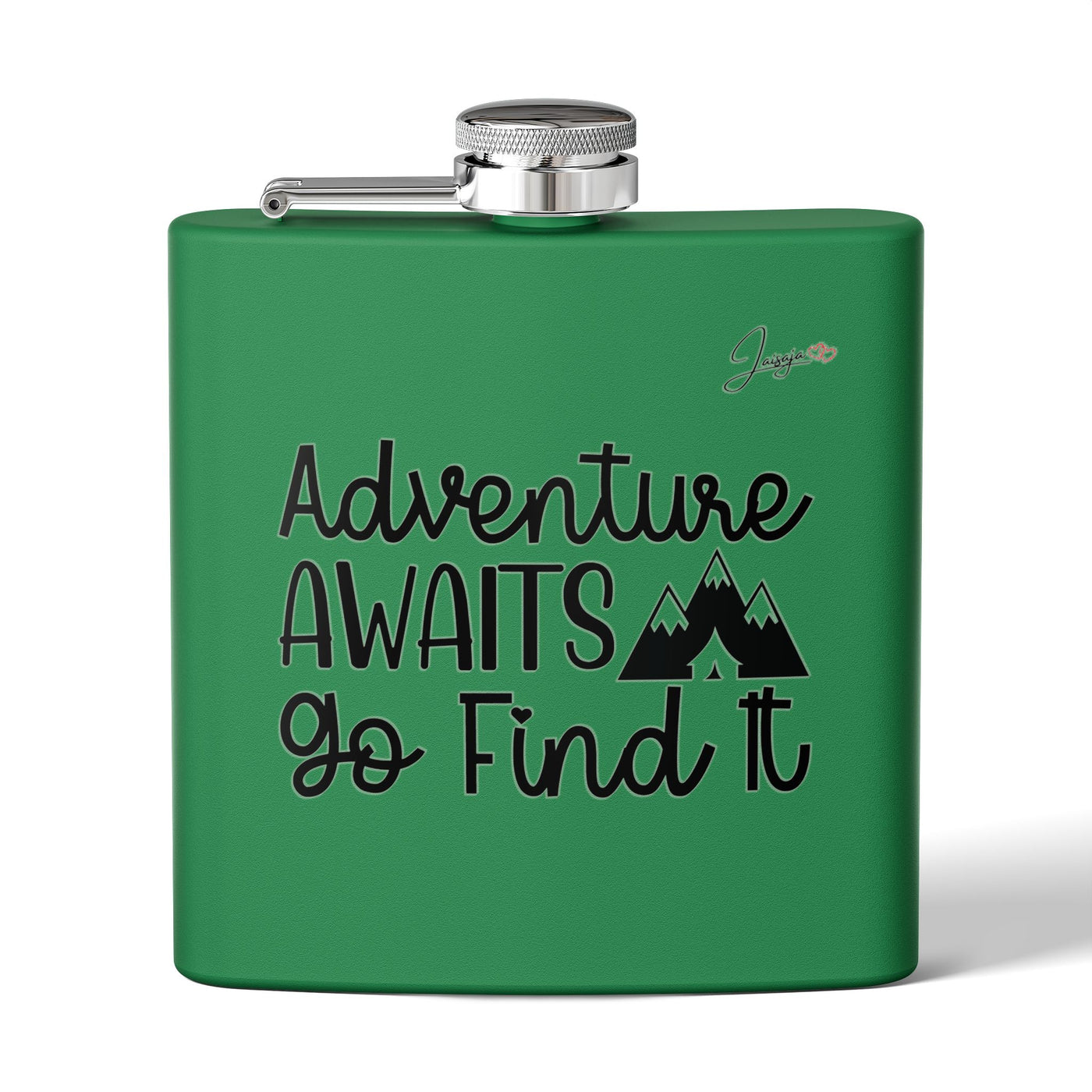 Adventure Awaits Go Find It - 6 oz Flask