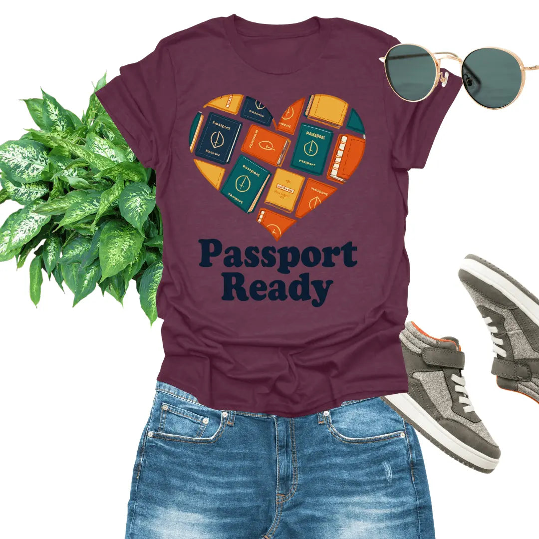 Passport Ready: Travel-Ready T-Shirt Passport Ready