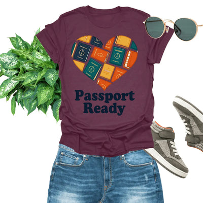 Passport Ready: Travel-Ready T-Shirt Passport Ready